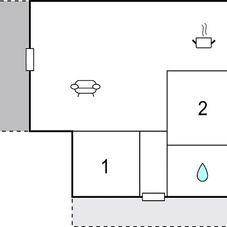 In Hvide Sande With Sauna Bjerregård